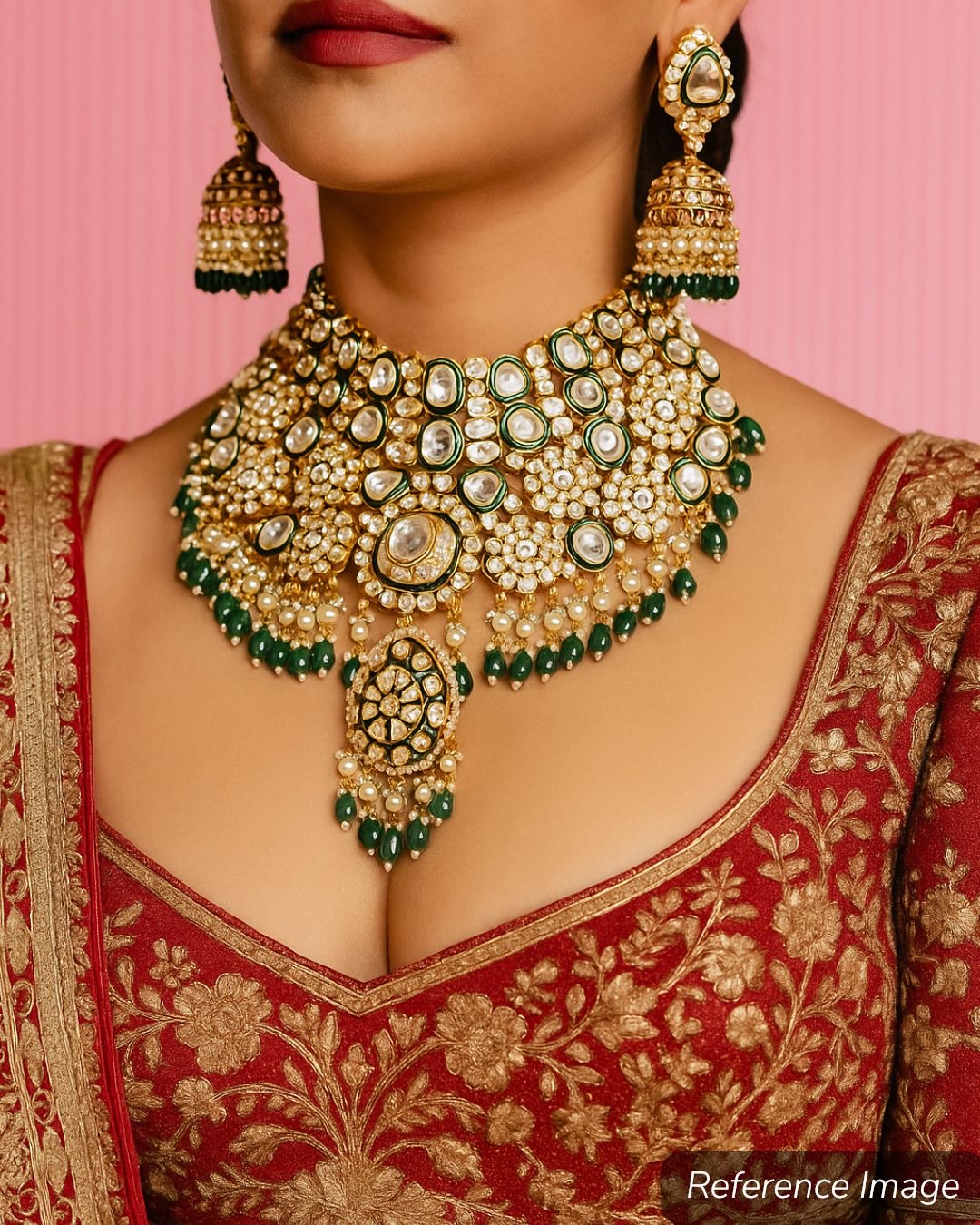 Royal Bridal Queen Necklace Set