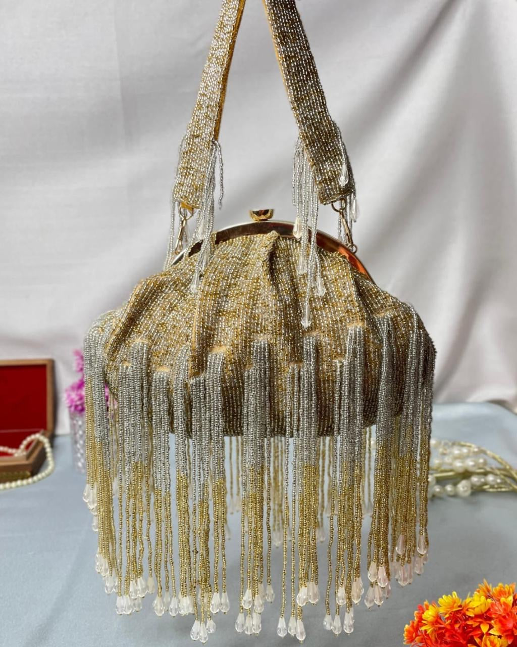 Shimmer Clutch Bag