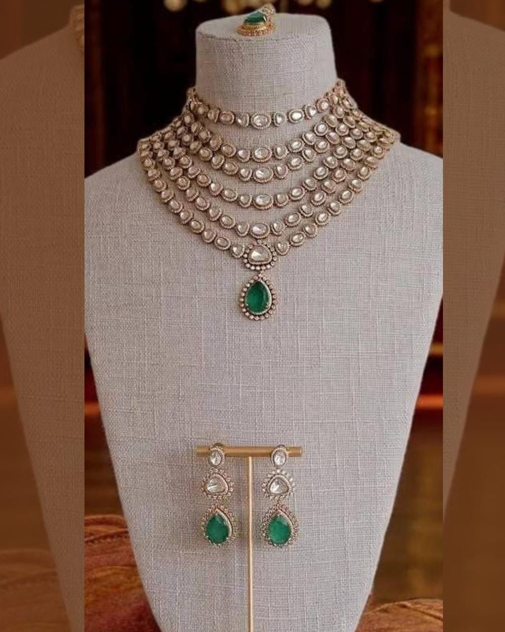 6 Layered Bridal Necklace Set