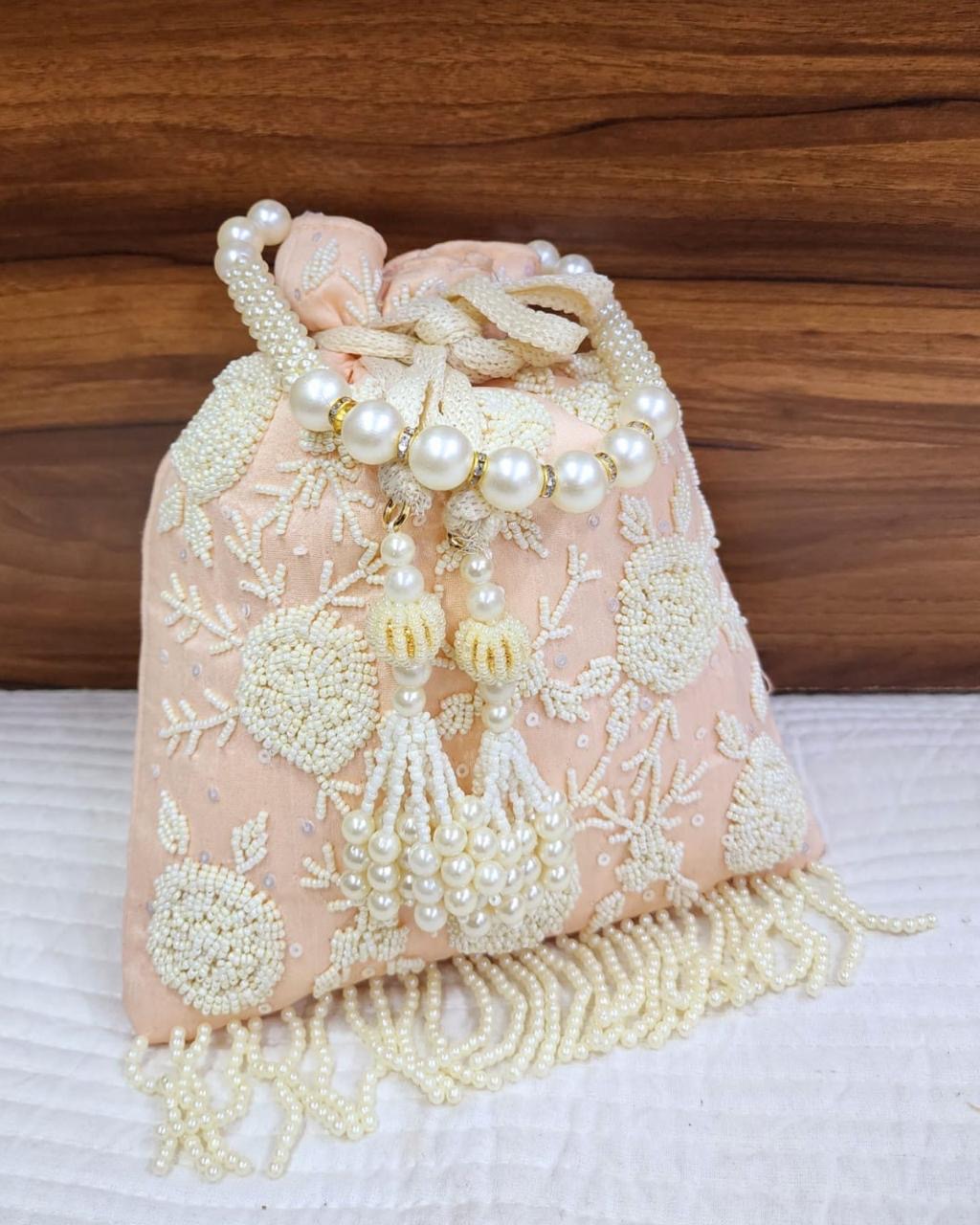 Embroidery Pearl Potlis