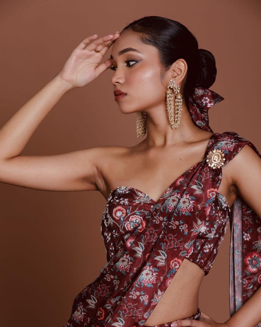 Gold Polki & Pearl Drop Earrings