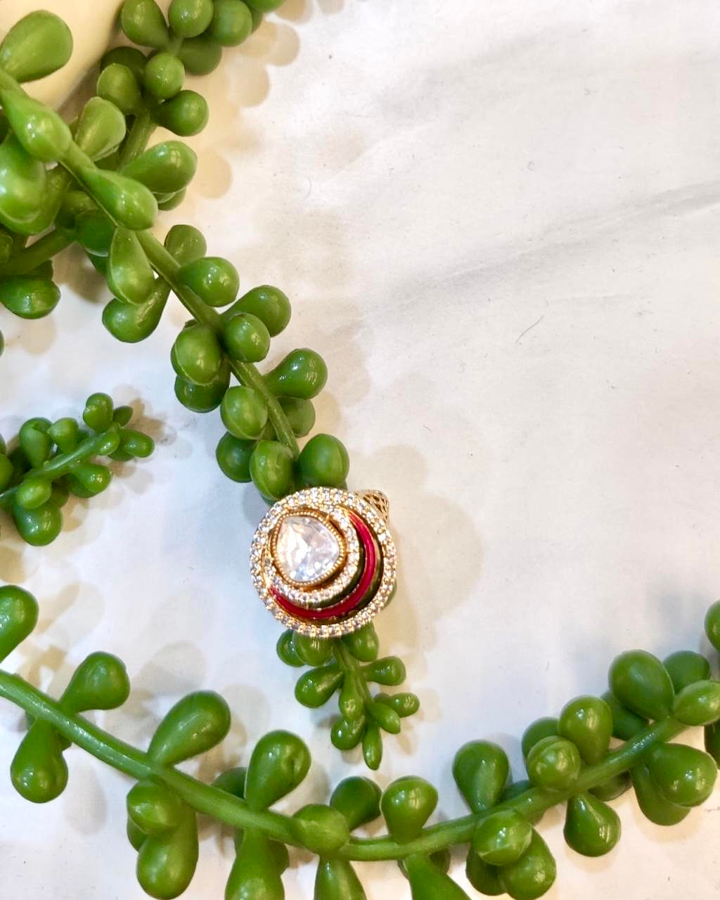 Statement Polki Ring