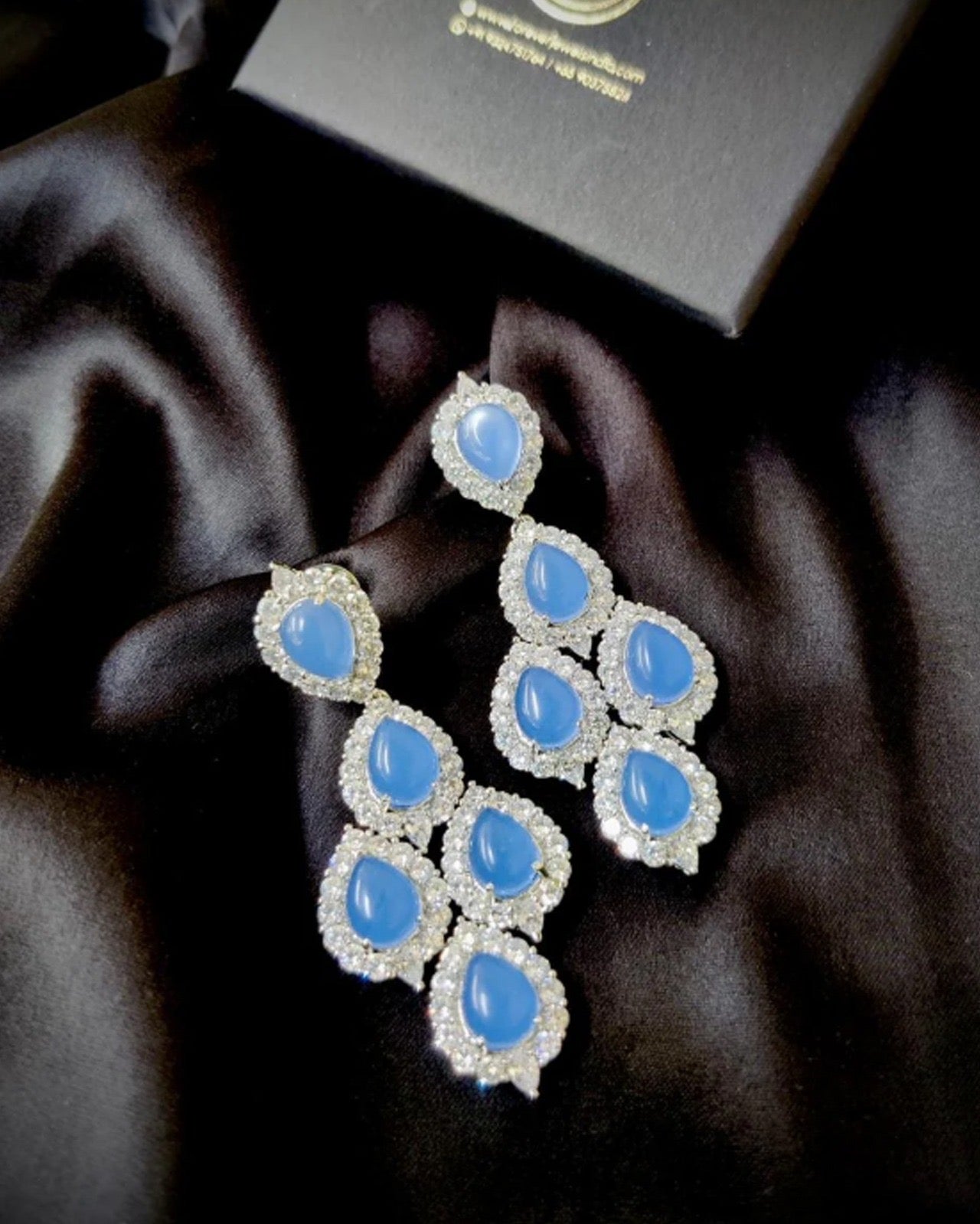 Sparkle Blue Earrings