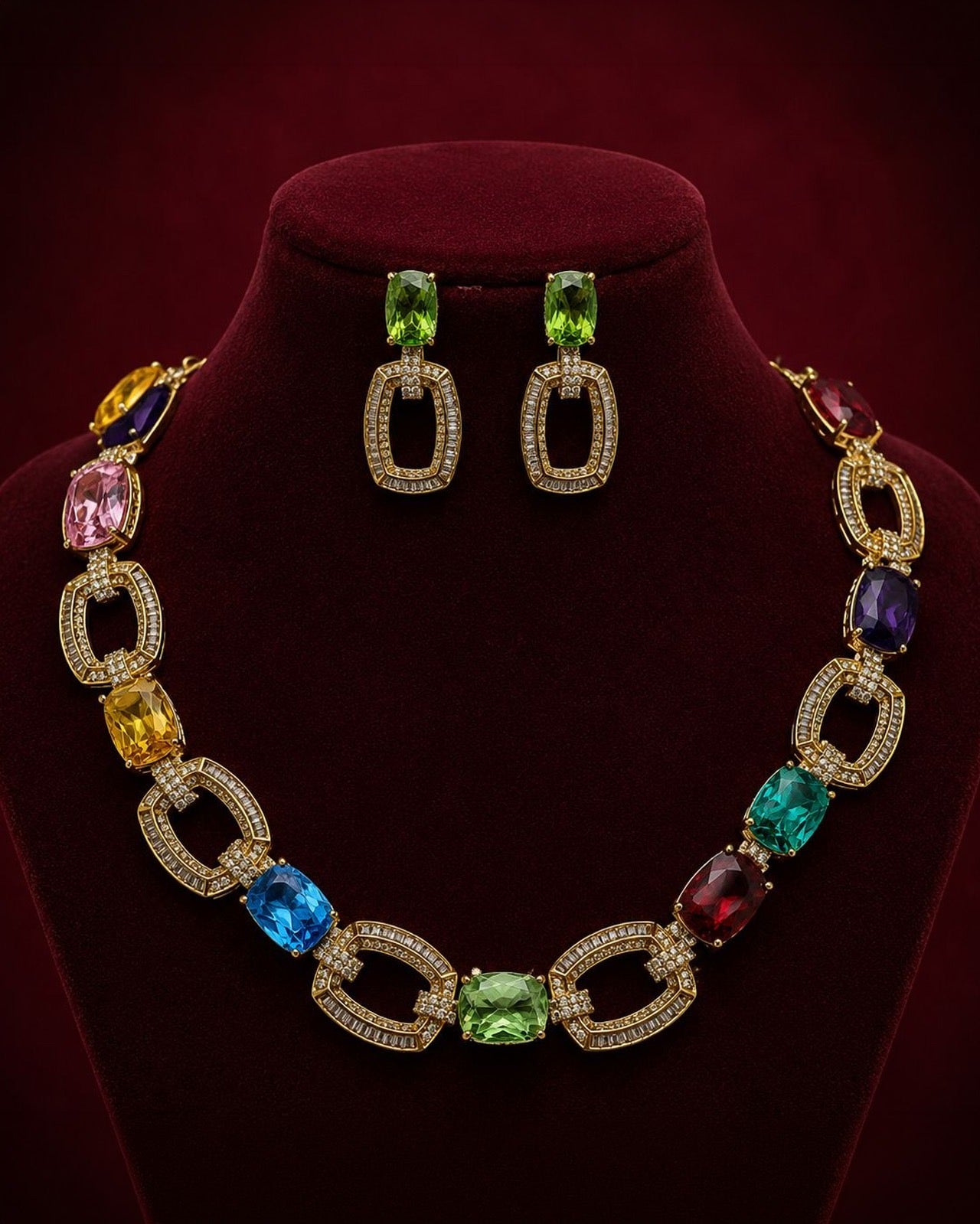 Twisted Classy Necklace Set