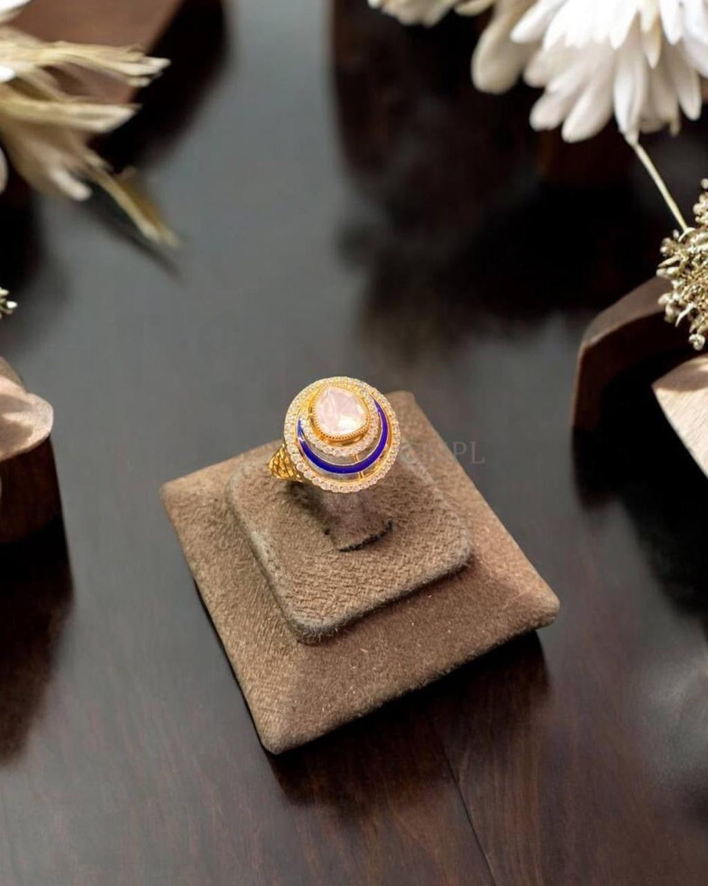 Statement Polki Ring