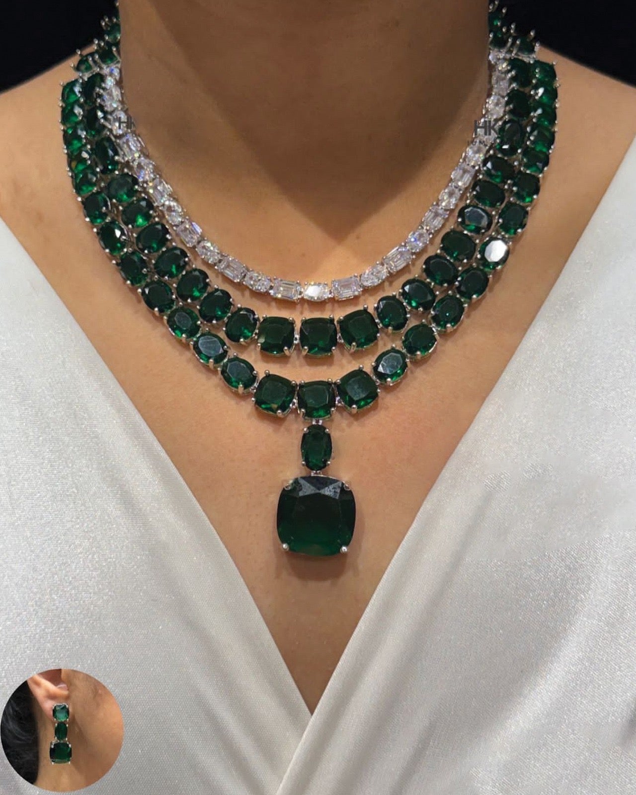 Classy Layered Diamond Necklace