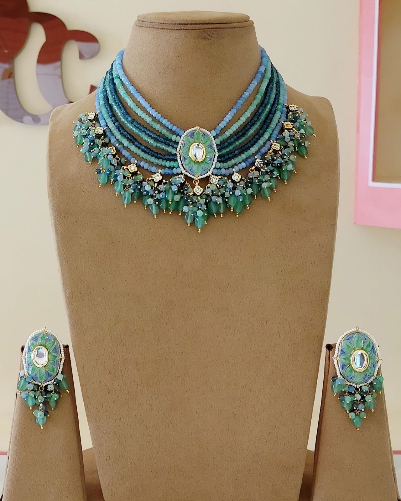 Beads Layered Necklace Set