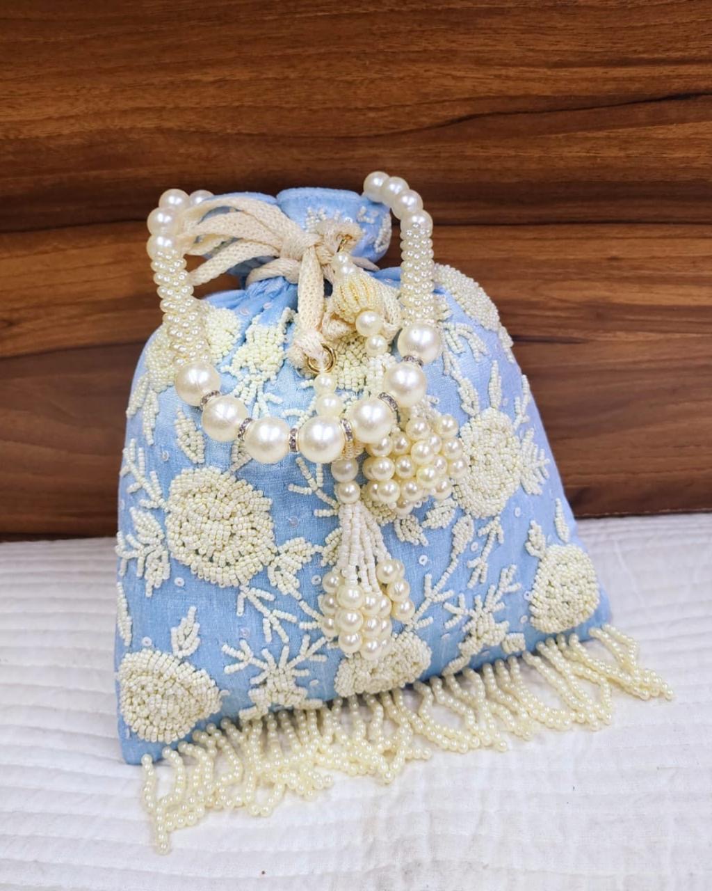 Embroidery Pearl Potlis
