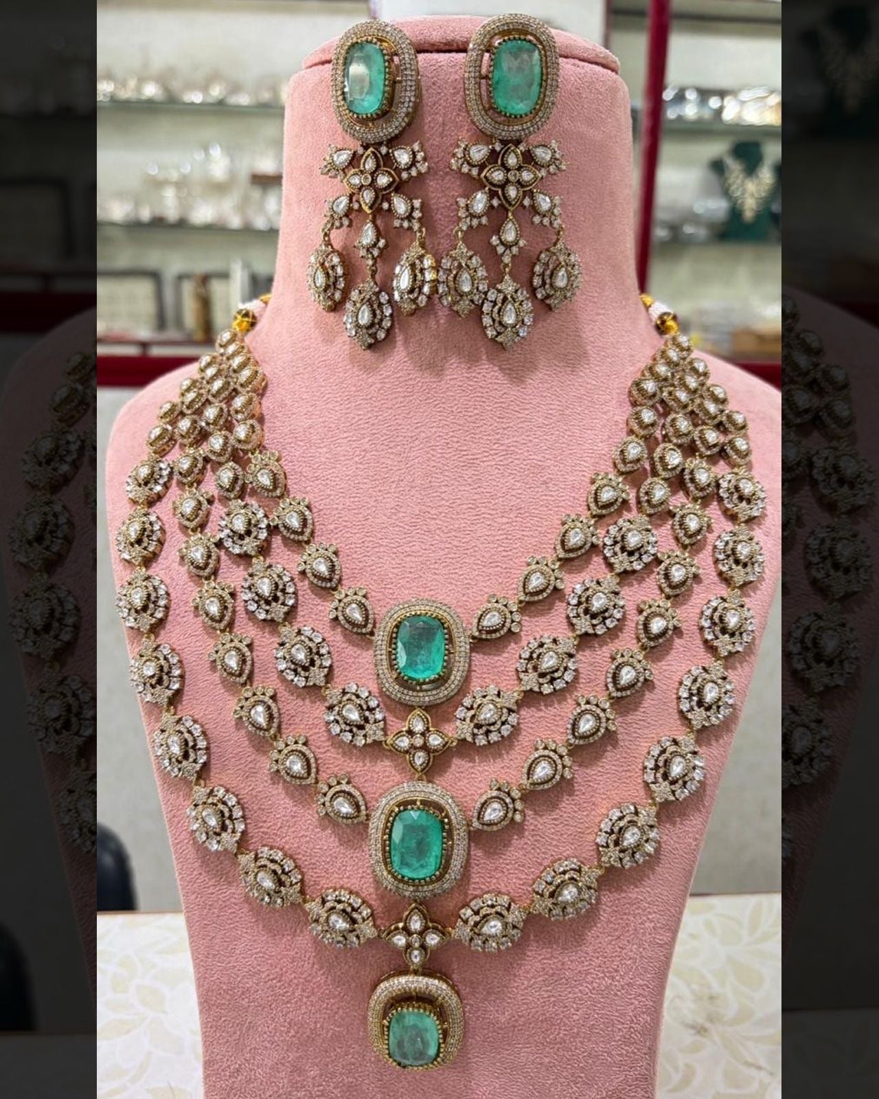 Layered Bridal Necklace Set