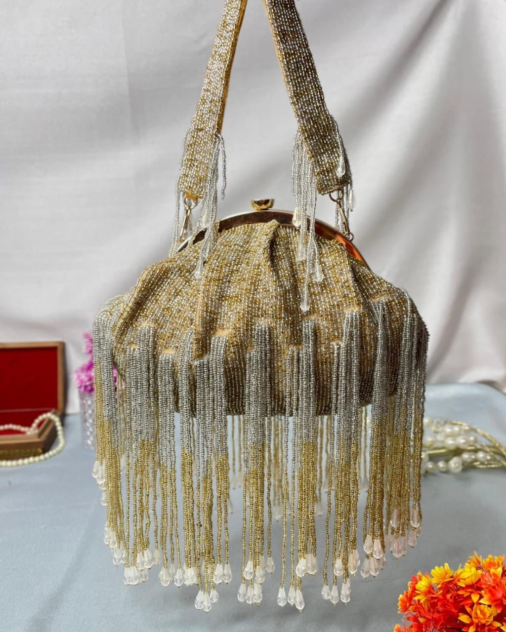 Shimmer Clutch Bag