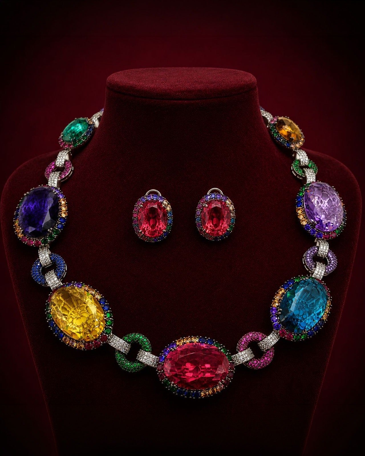 Antique Twisted Necklace Set