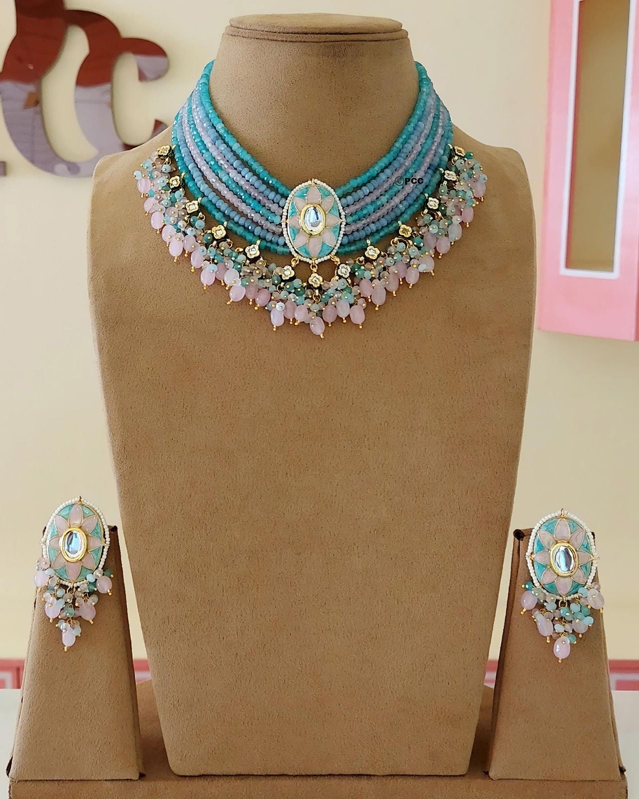Beads Layered Necklace Set