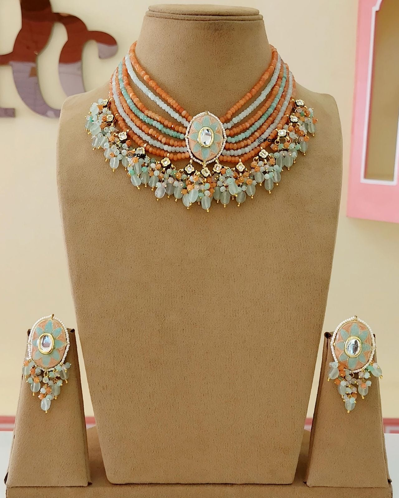 Beads Layered Necklace Set