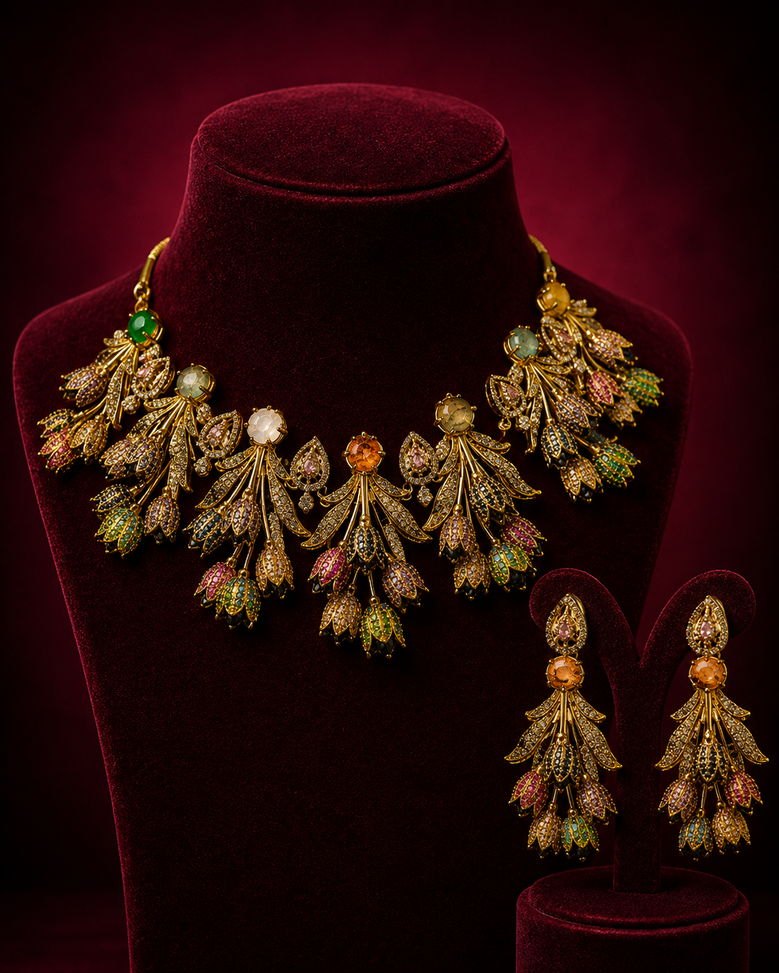 Heritage Bloom Necklace Set