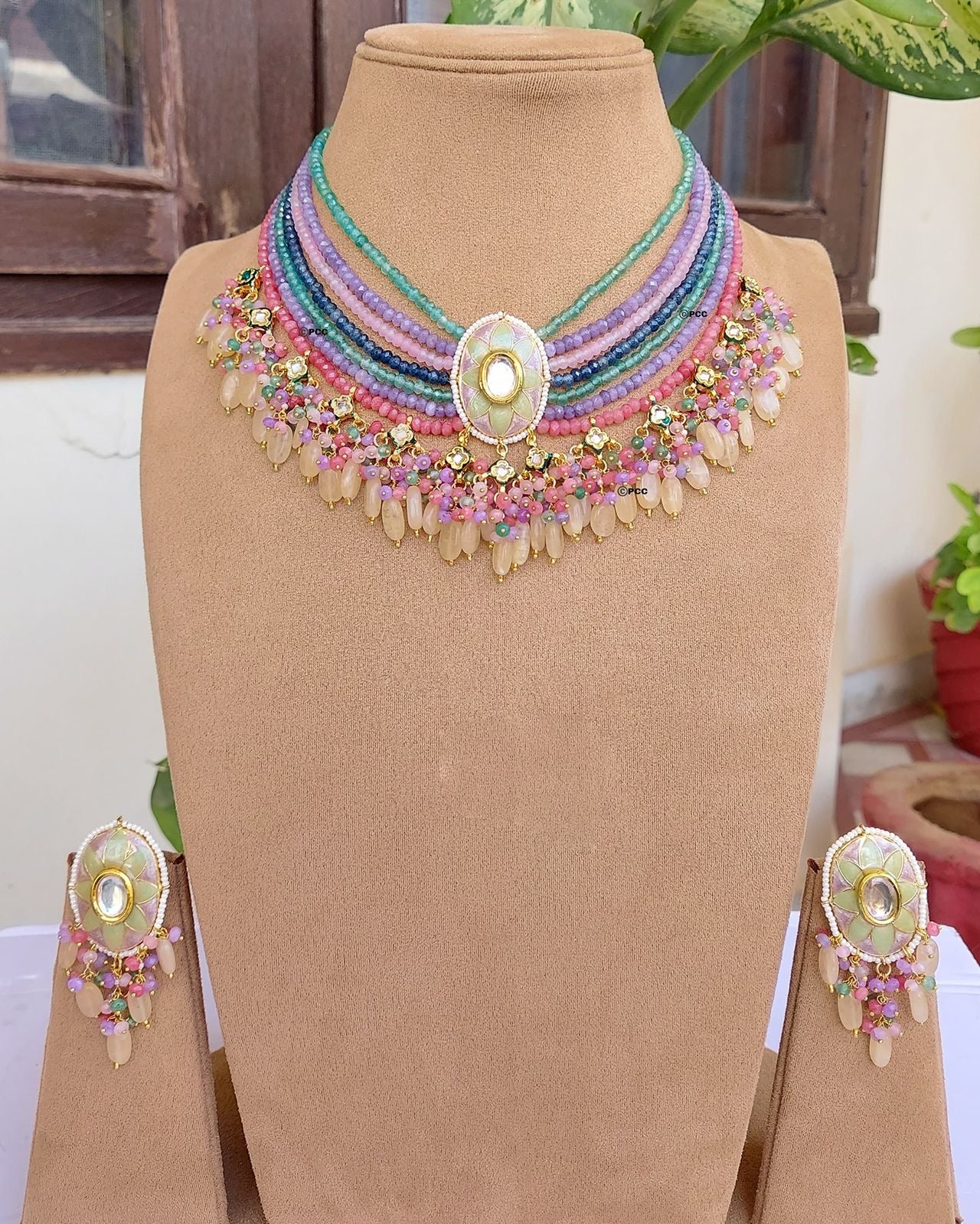 Beads Layered Necklace Set