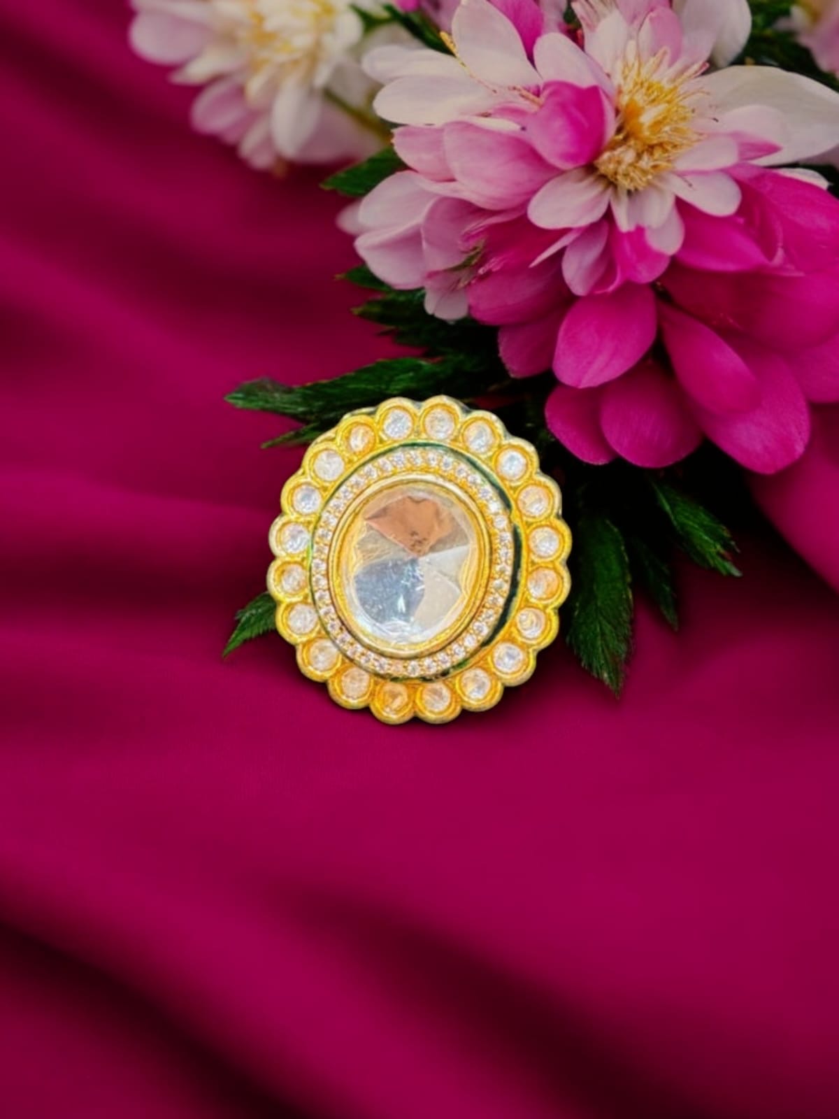 Polki Kundan Ring