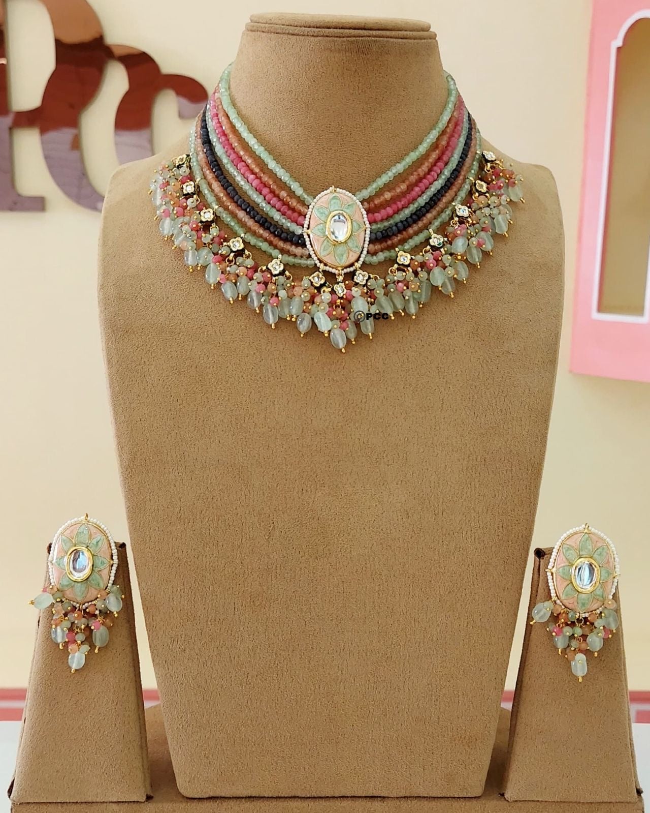 Beads Layered Necklace Set