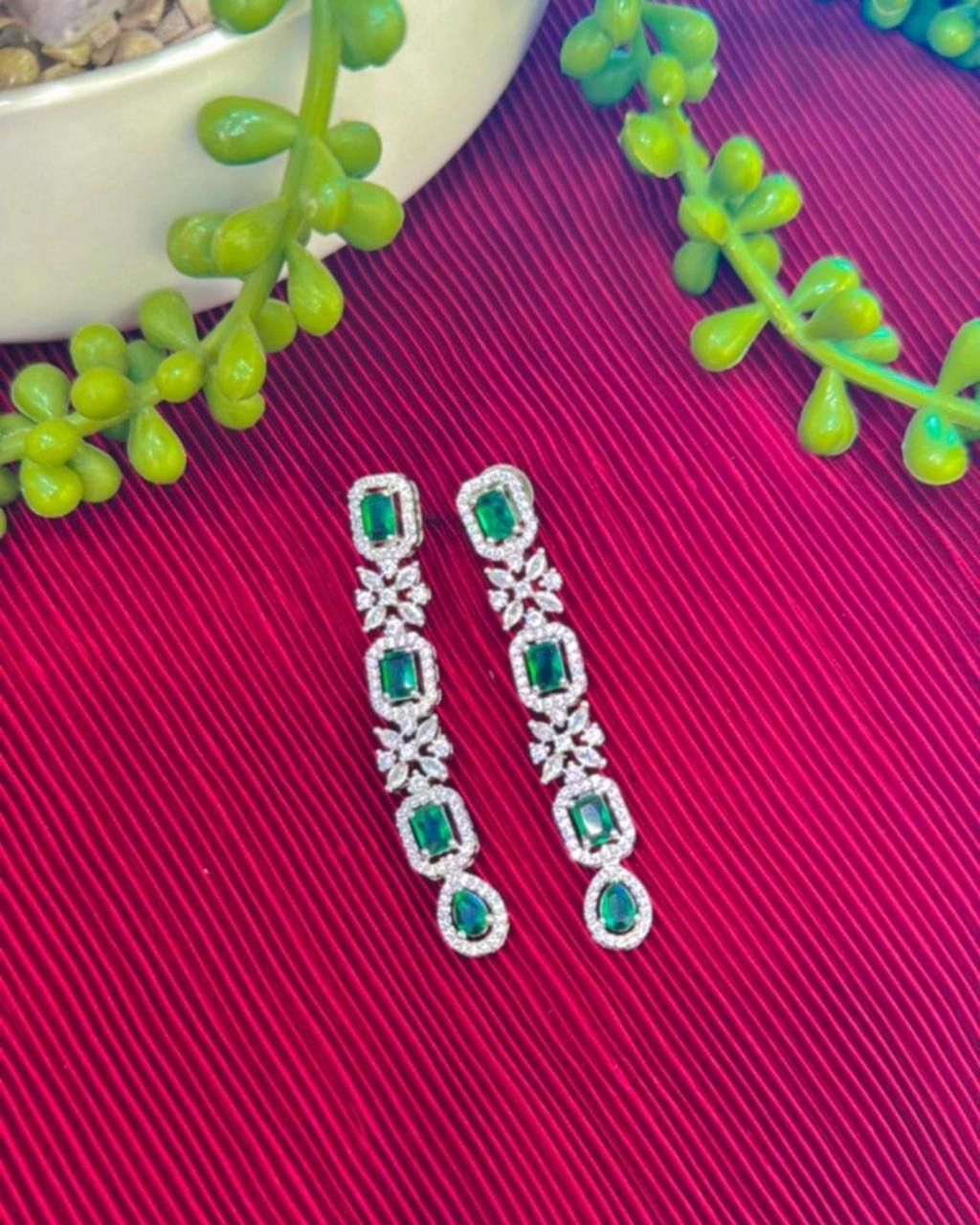 Diamond Teardrop Earrings