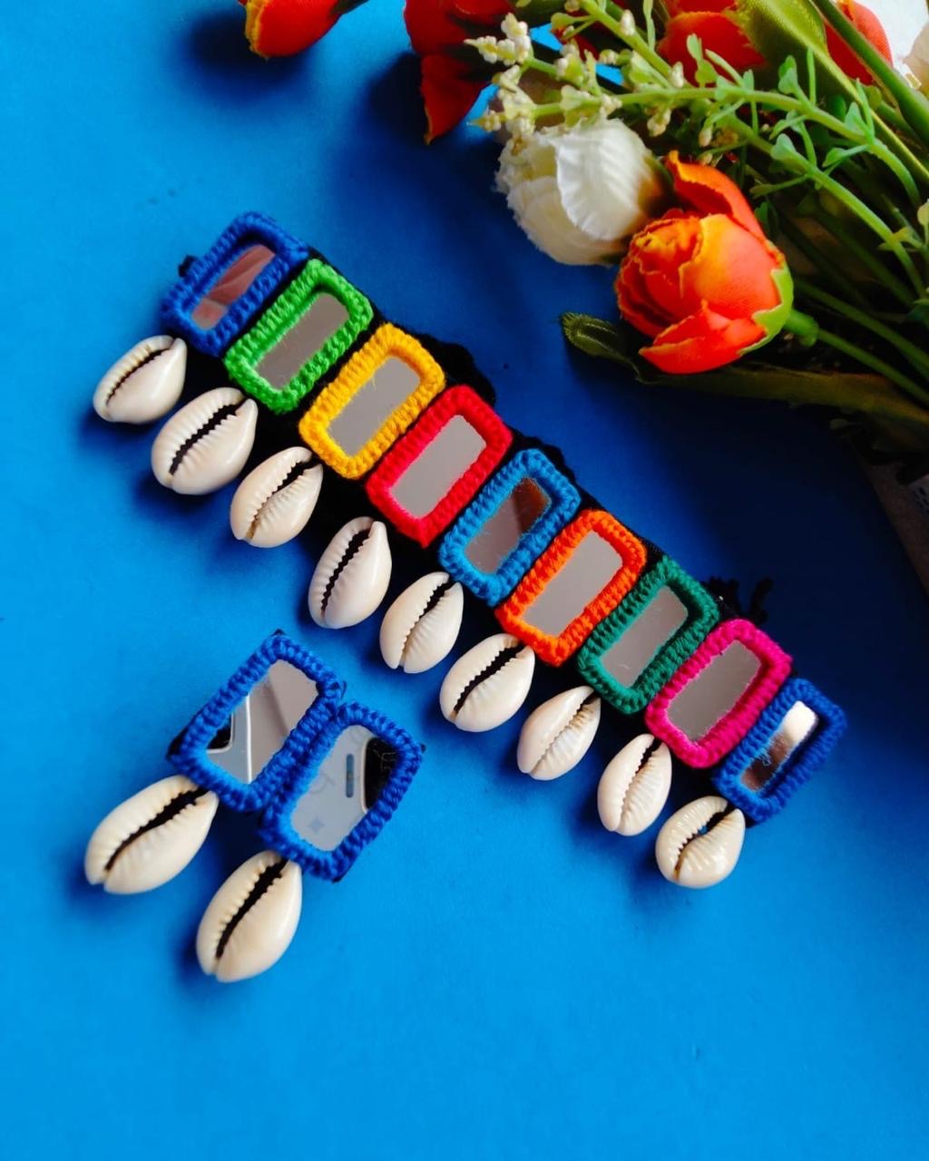 Navrang Silver Choker Set