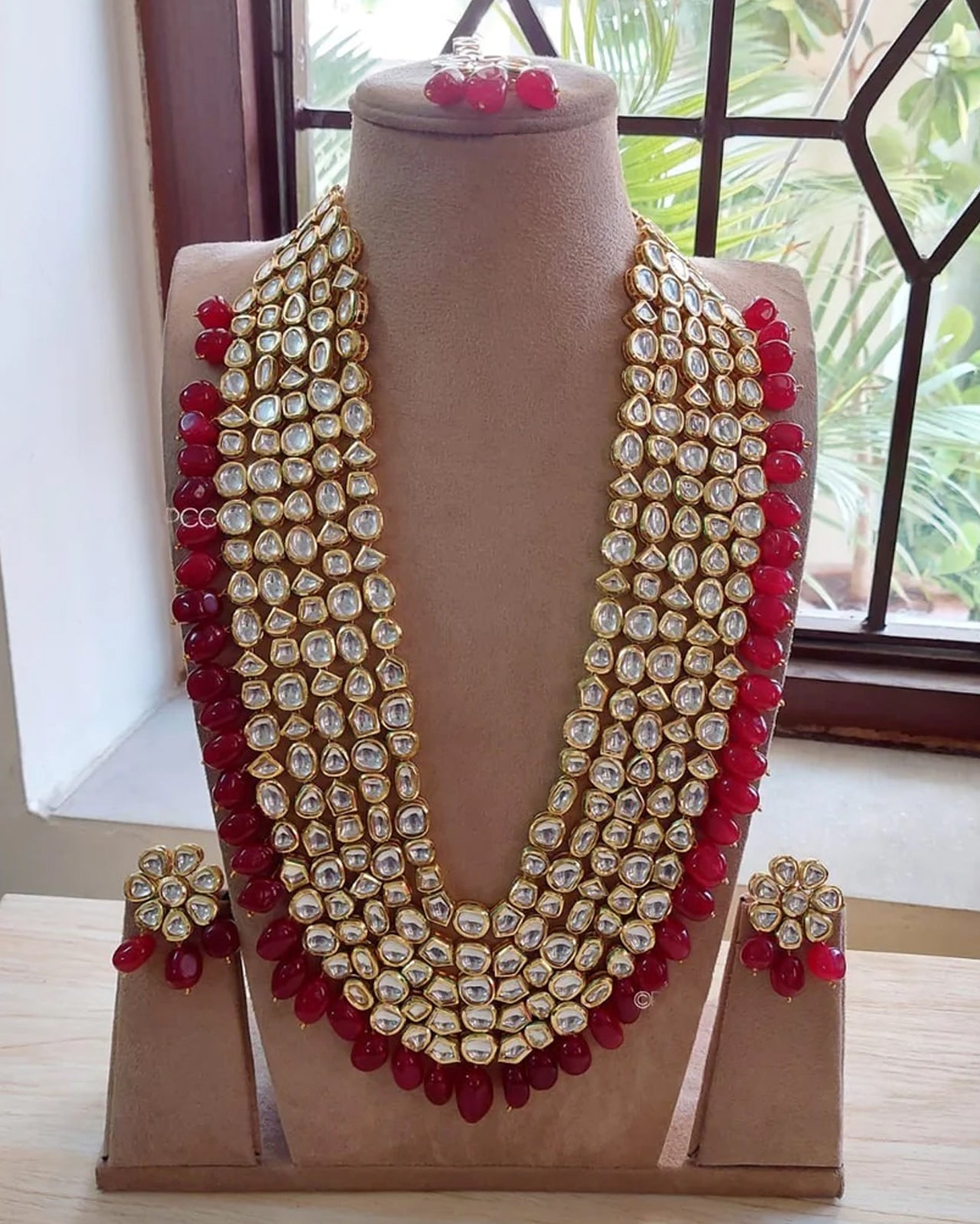 Elegant Long Bridal Set – Forever Jewels India