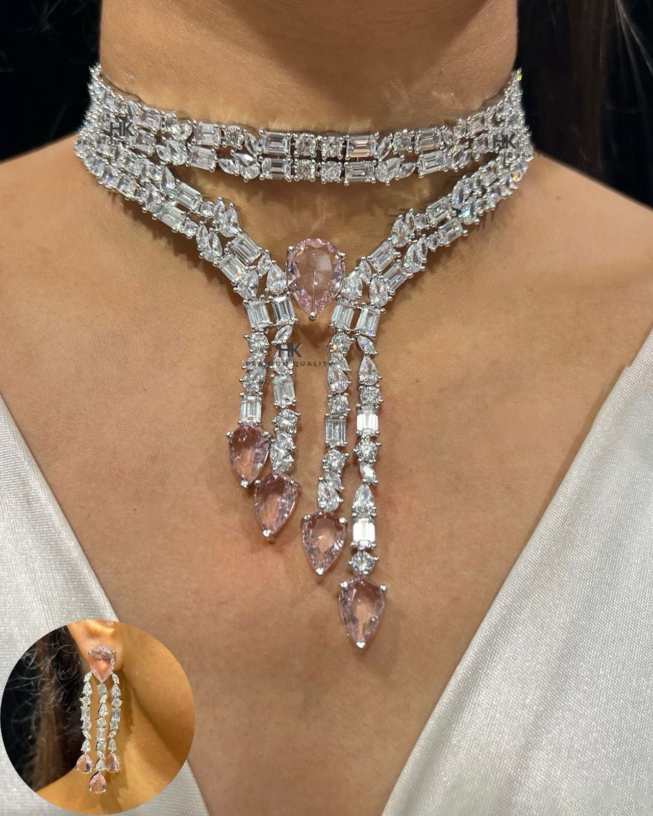 Luxe Statement Diamond Necklace