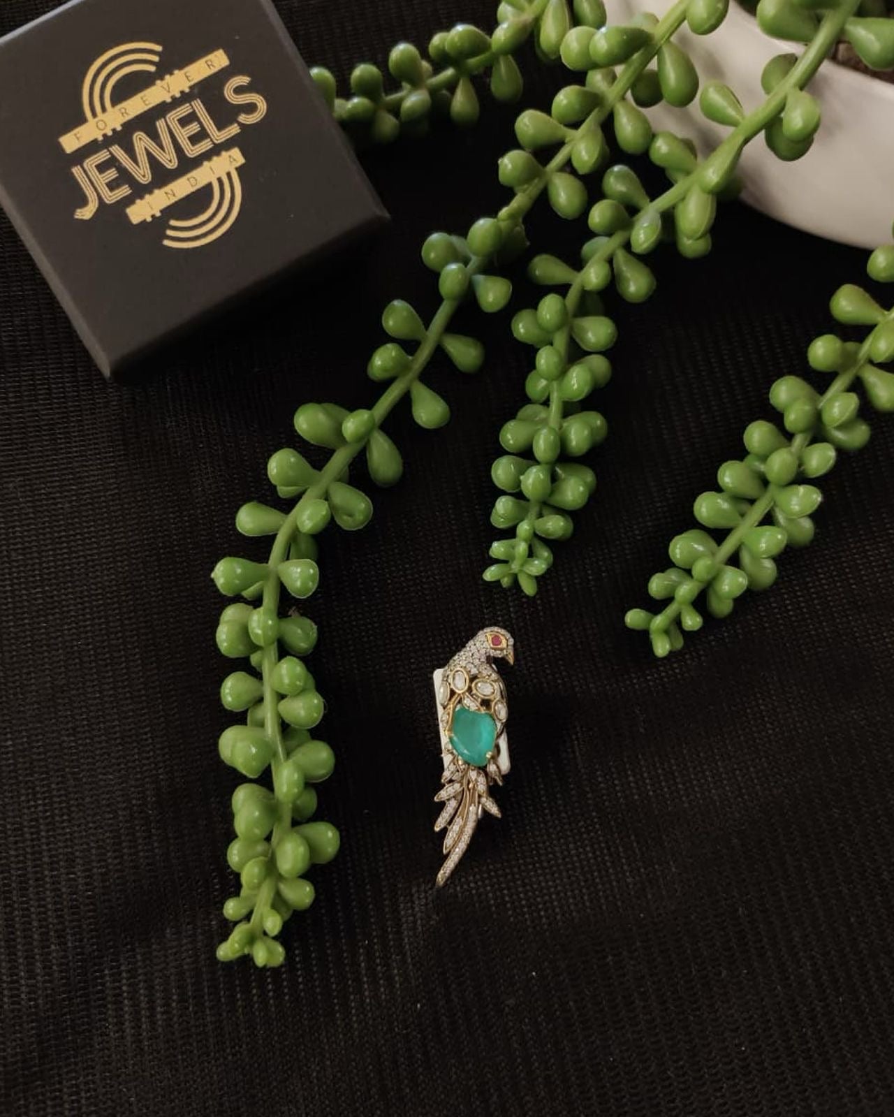 Bird Bloom Brooch