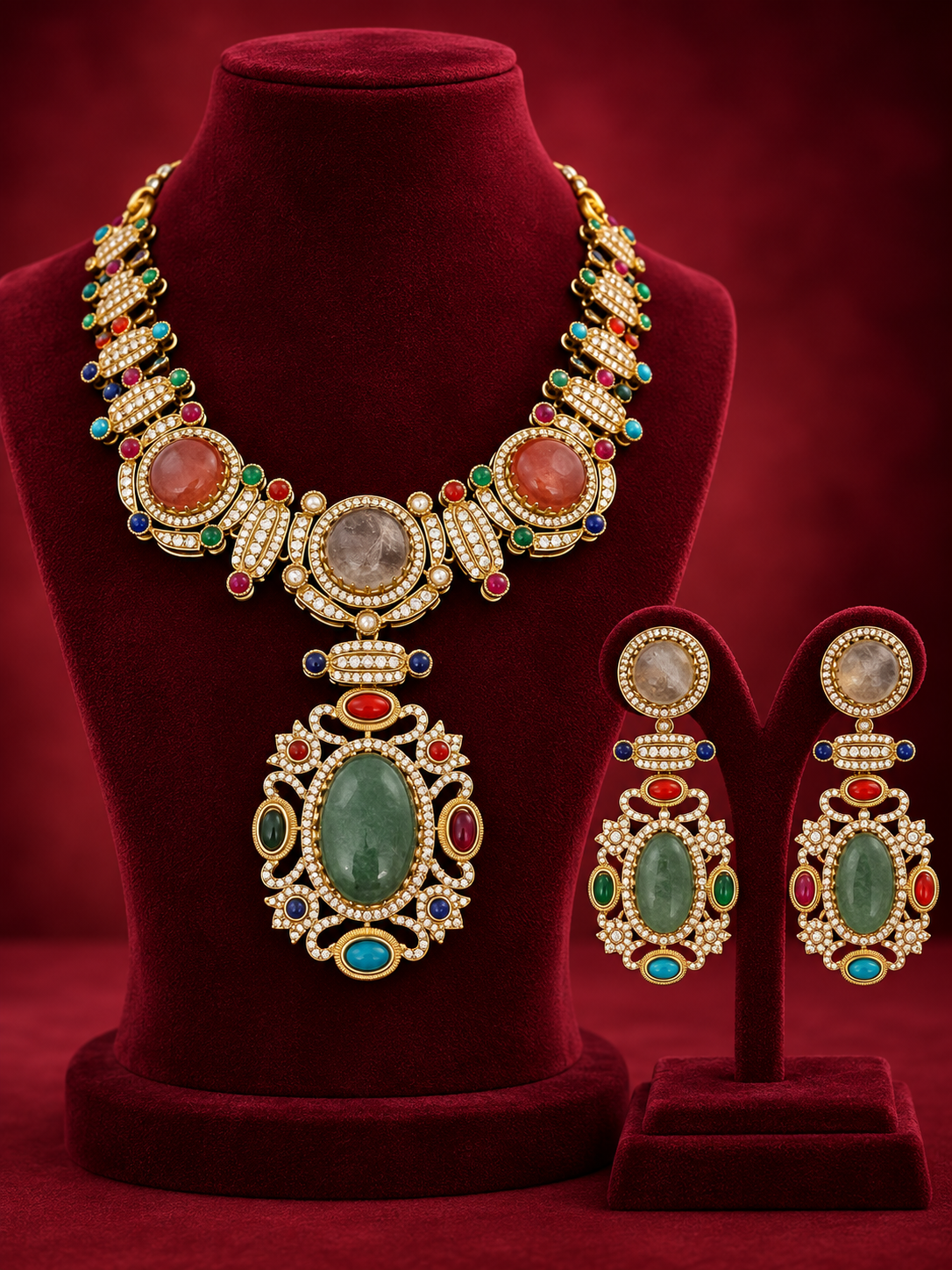 Royal Multicolour Stones Set