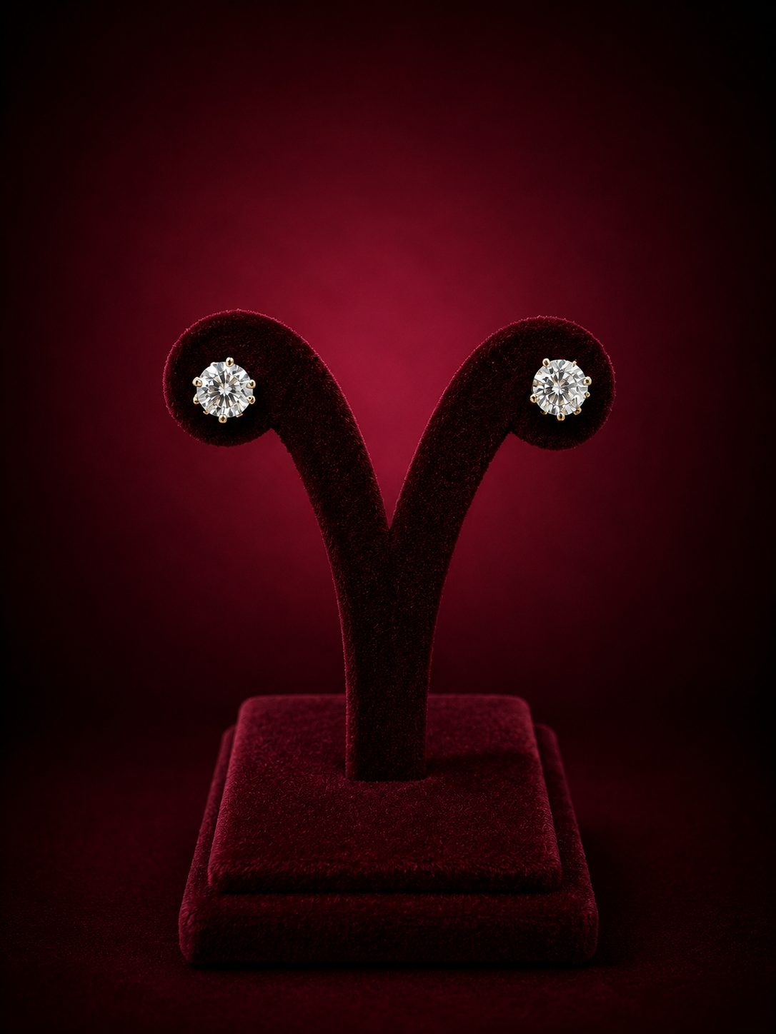 Classic Solitaire Earrings