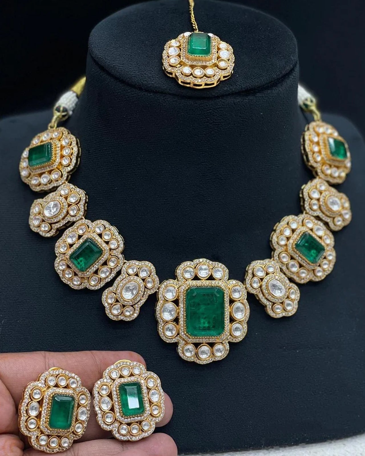Majestic Double Stone Necklace