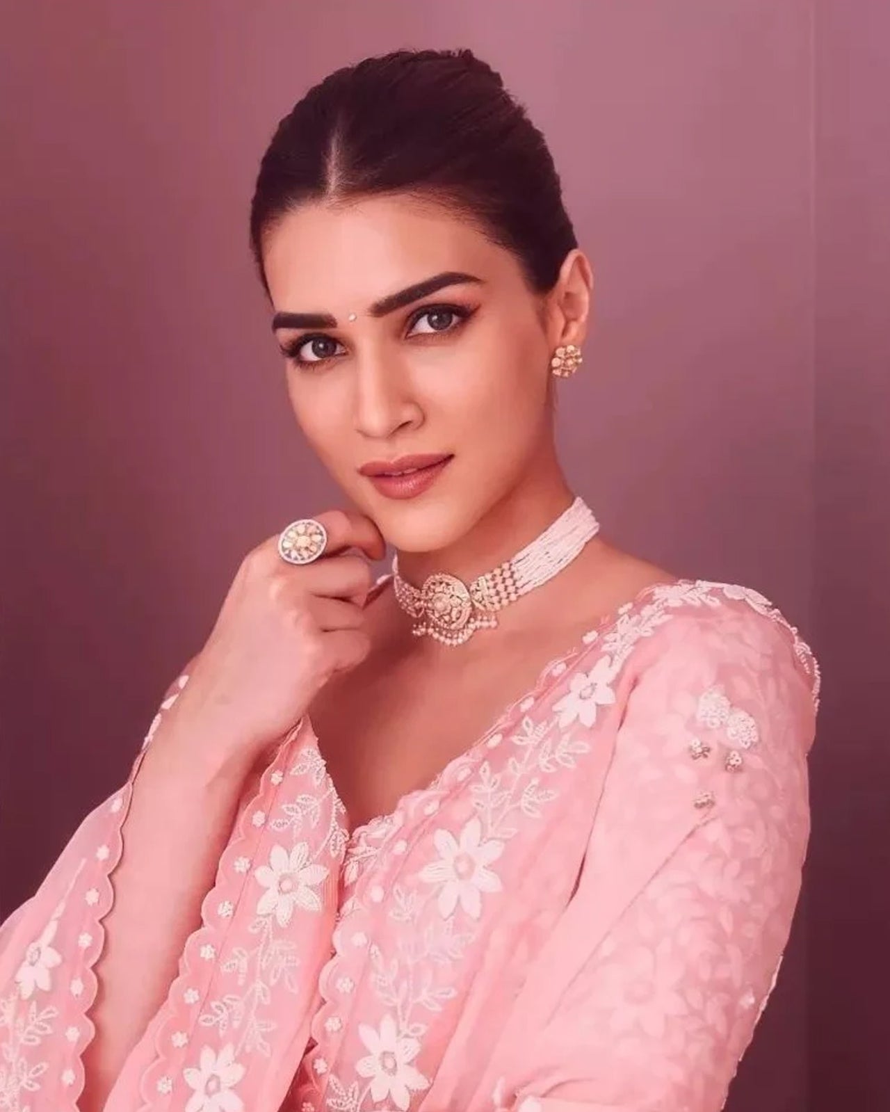 Pearl Real Kundan Choker
