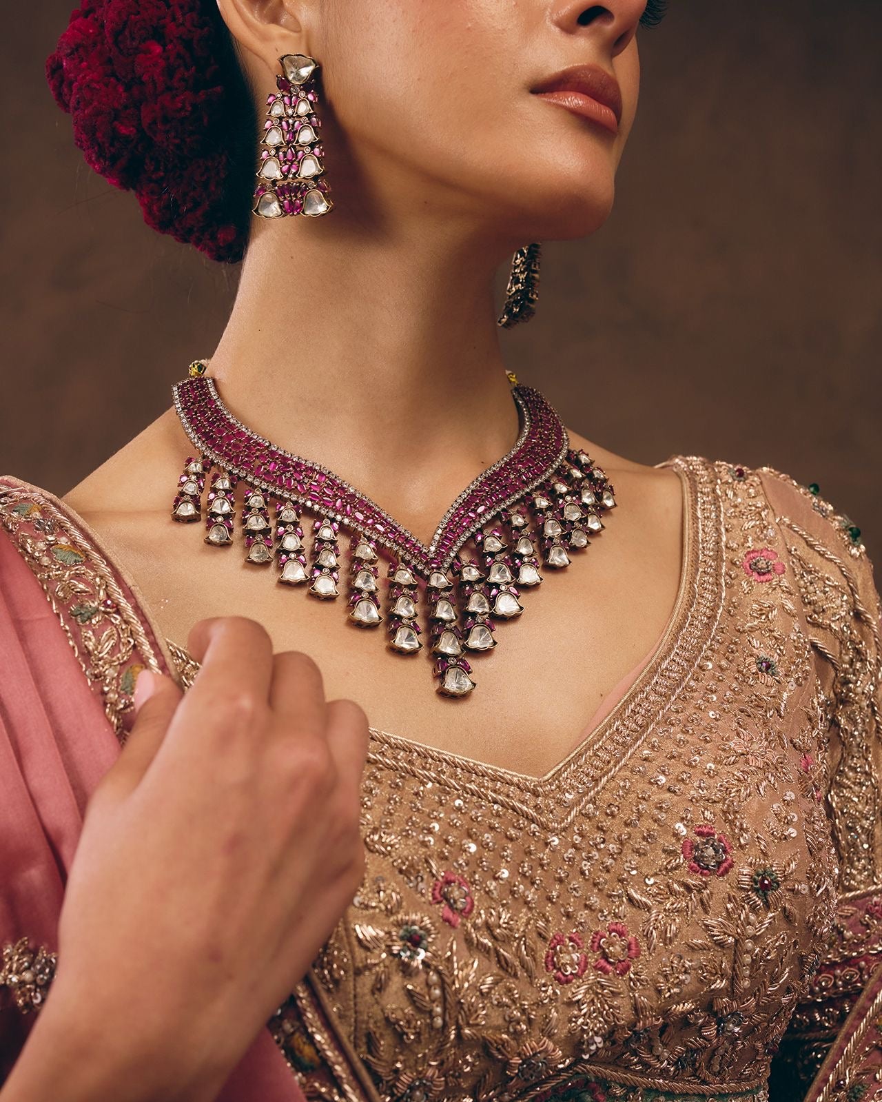 VICTORIAN RUBY SET