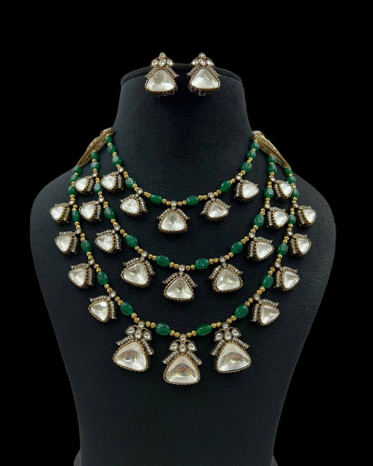 3 Layer Kundan Beauty