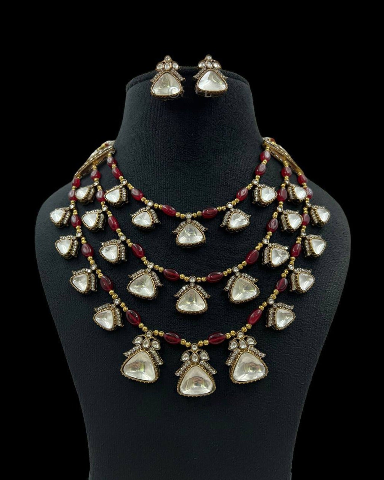 3 Layer Kundan Beauty