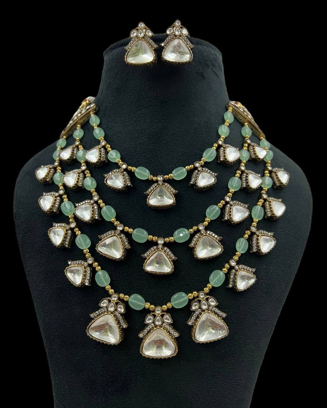 3 Layer Kundan Beauty