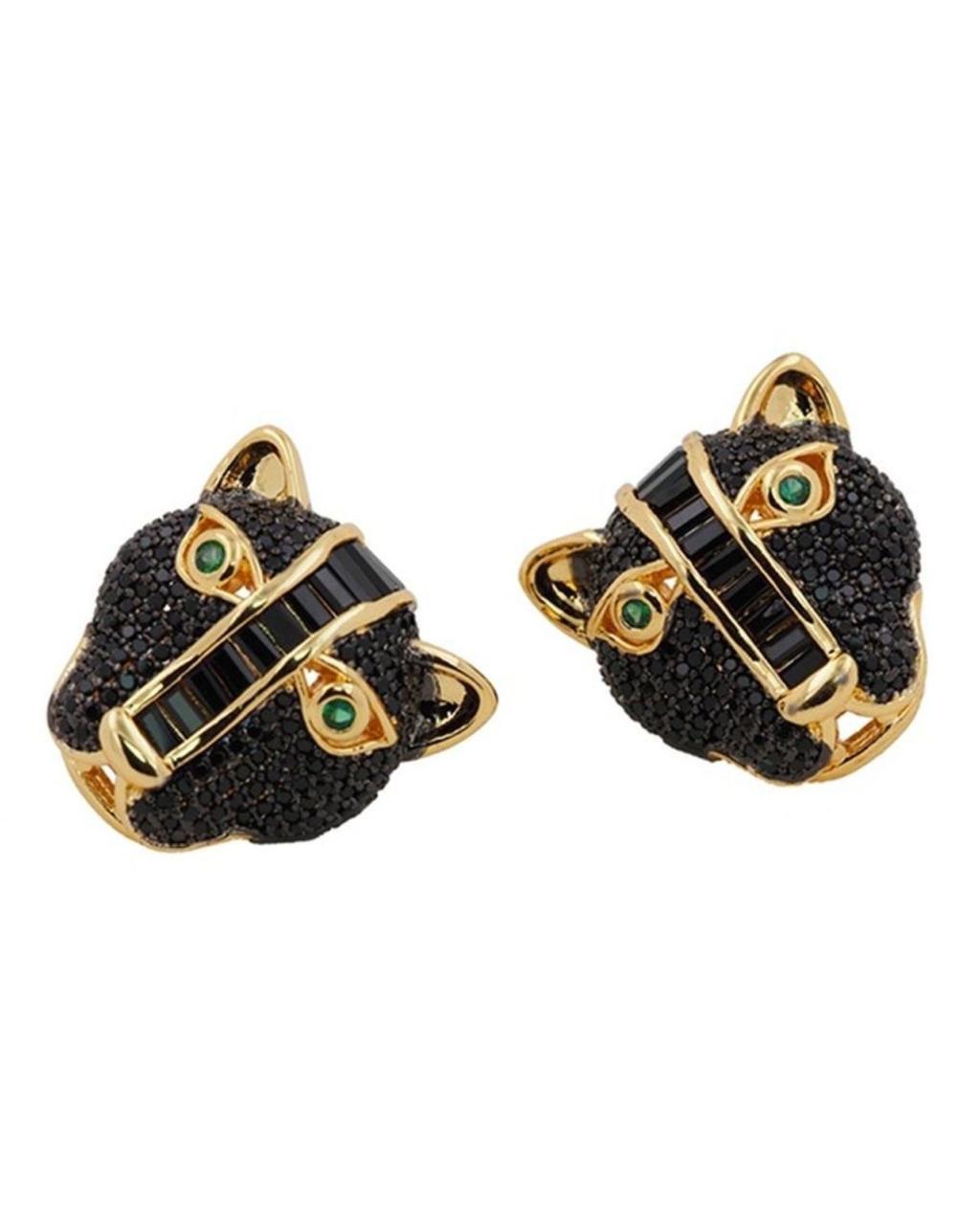Panther Cubic Zirconia Earrings