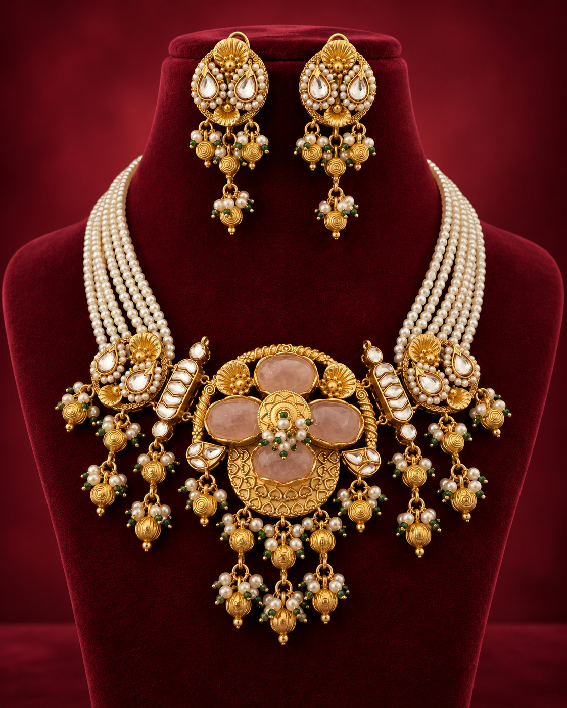 Pearl Empress Necklace Set