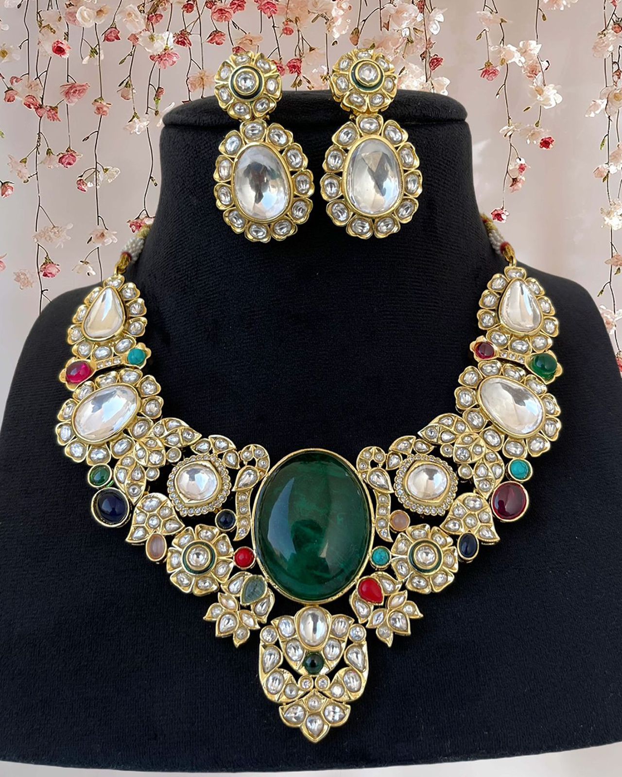 Fine Kundan Bridal Necklace Set