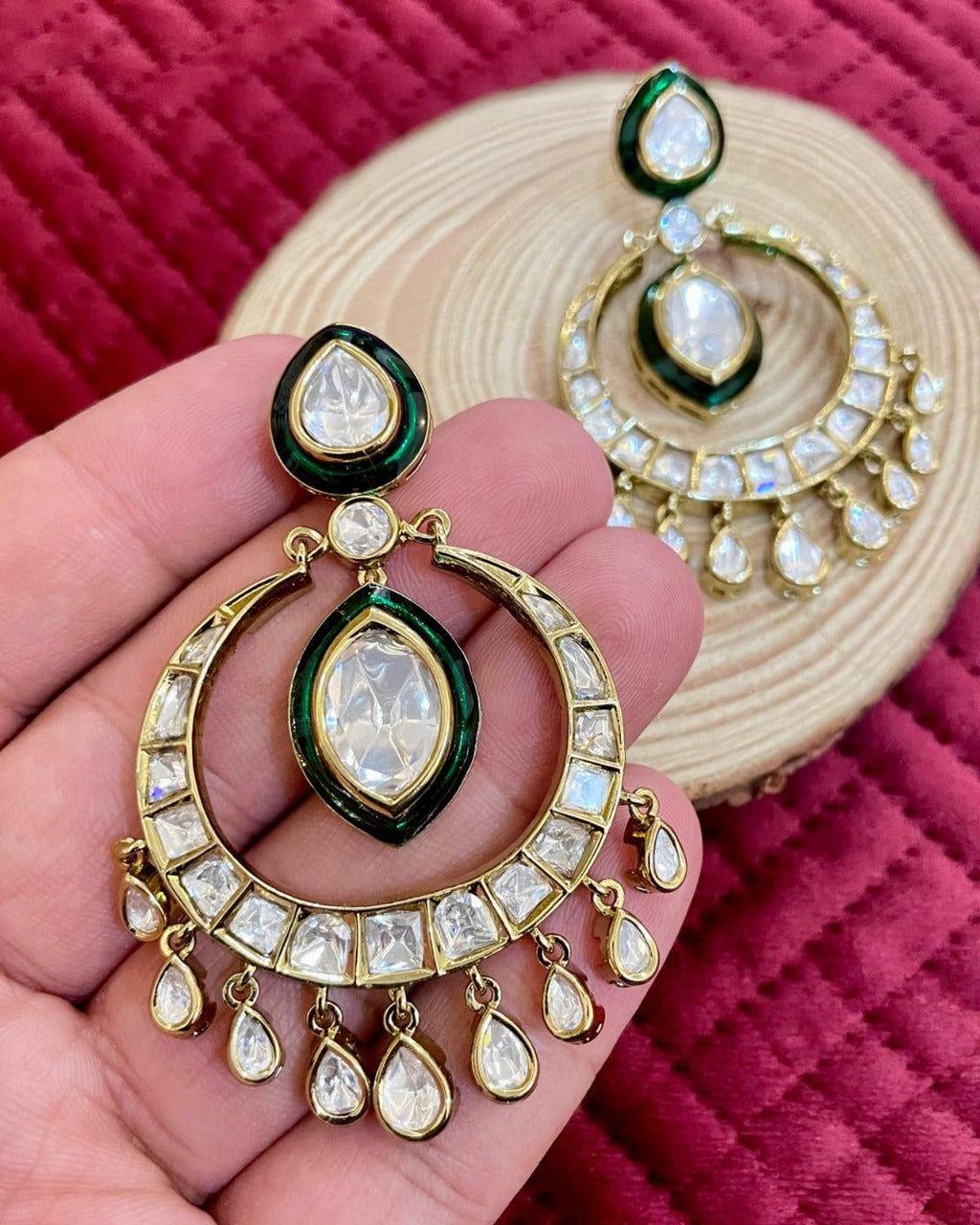 Alia Bhatt Inspired Mehendi Earrings