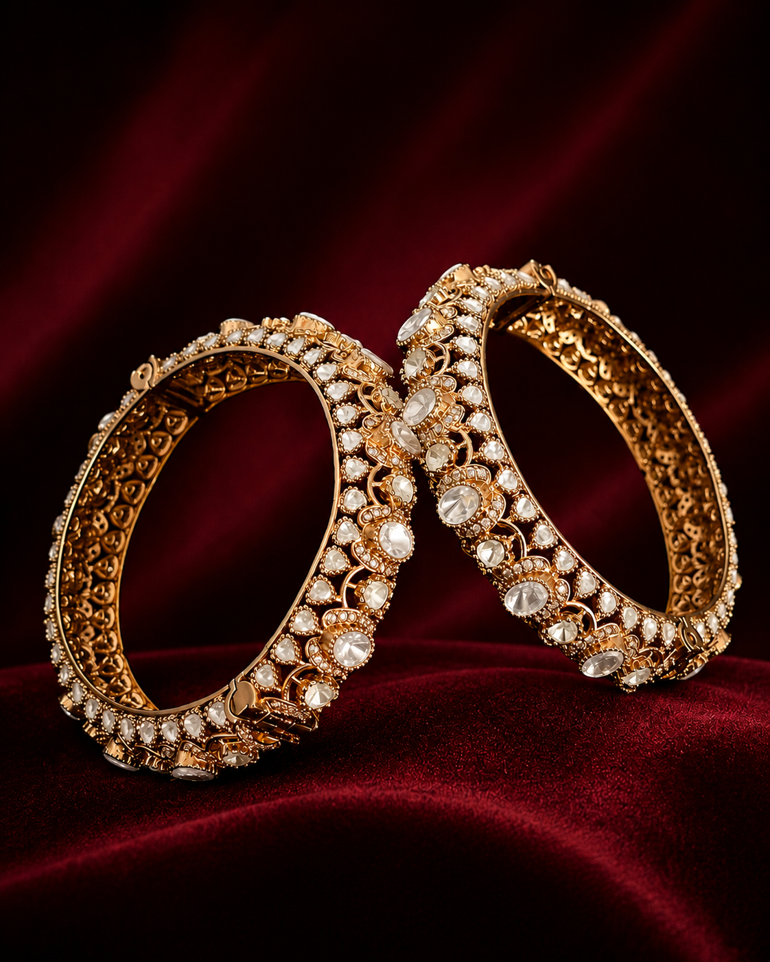 Beautiful Kundan Bangles