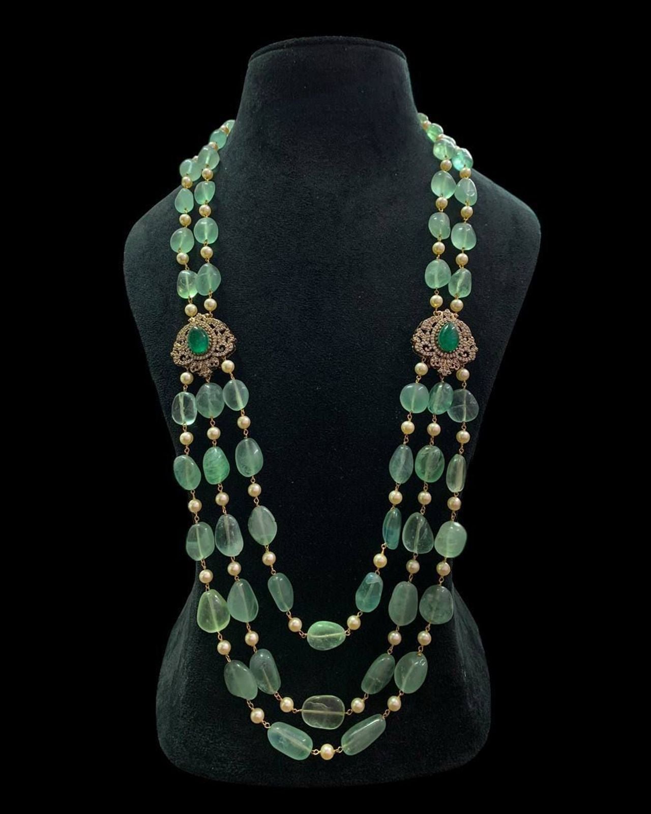 Mint Beads Groom Mala