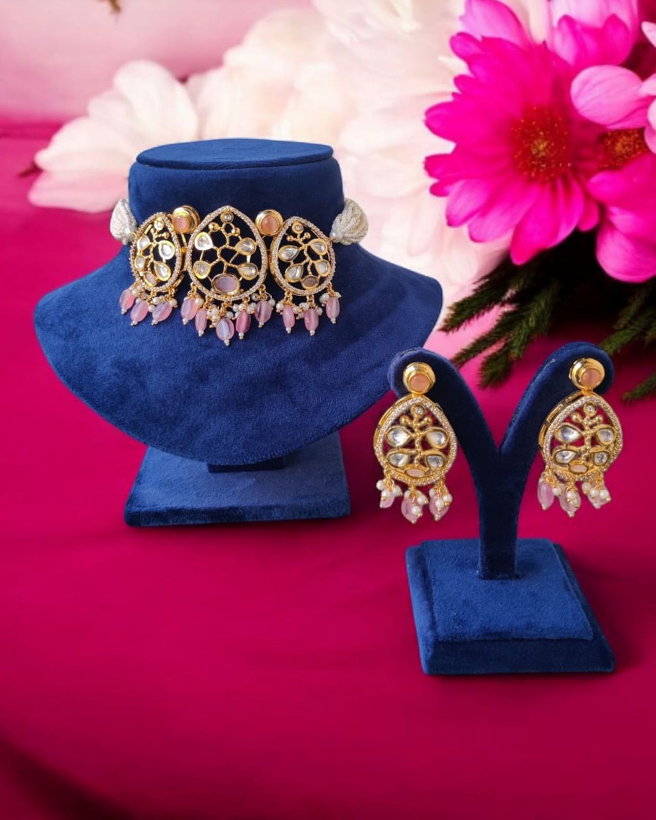 Pink beautiful Choker