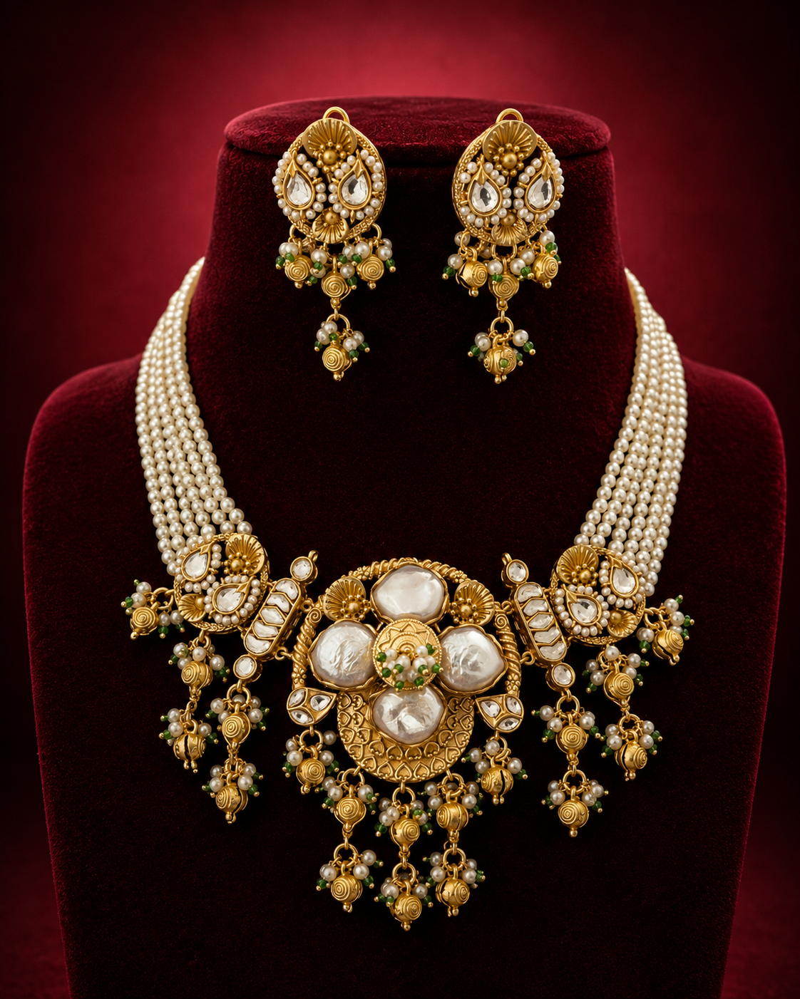 Pearl Empress Necklace Set