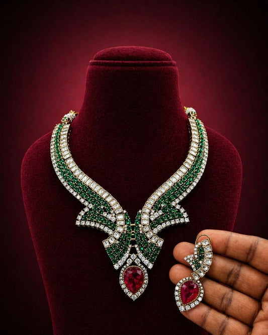 Luxe Diamond Statement Necklace