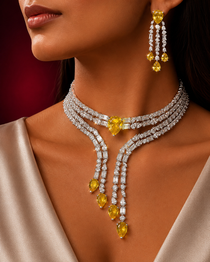 Luxe Statement Diamond Necklace