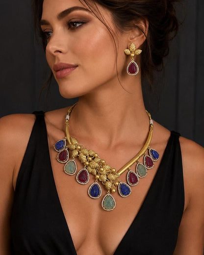 Heritage Bloom Necklace Set