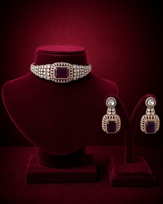 Statement Moissainite Choker Set