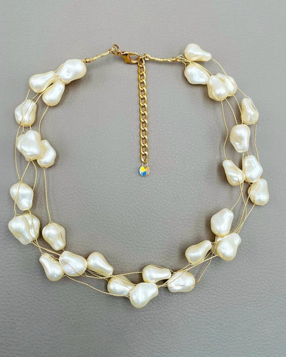 Pearl Layered Stylish Necklace