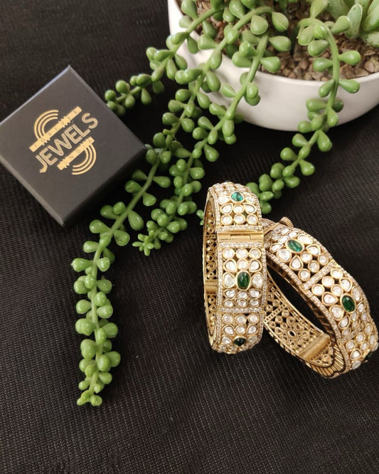 Royal polki Kundan Kadas