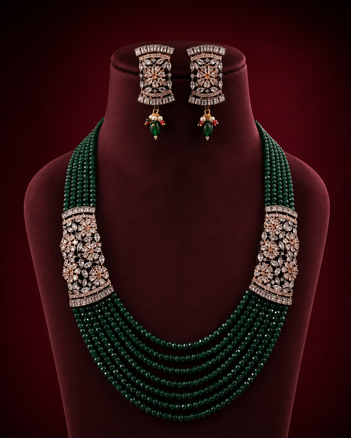 Designer Beaded Necklace Set