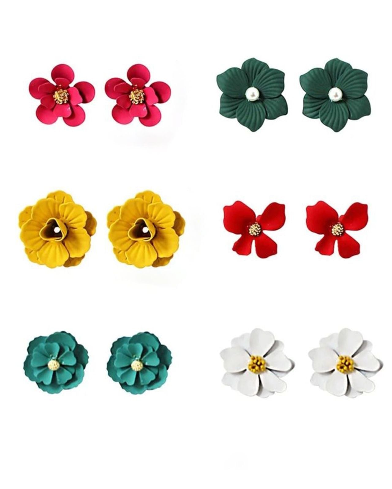 Floral Stud Earrings